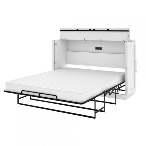 66W Queen Cabinet Bed with Mattress