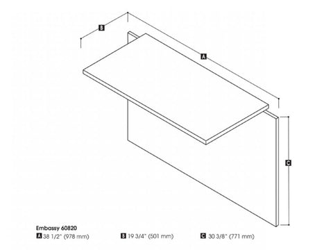 39W Desk Bridge