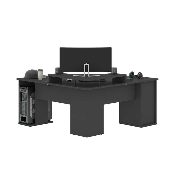 66W L-Shaped Corner Gaming Desk