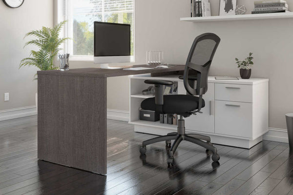 72W L-Shaped Desk