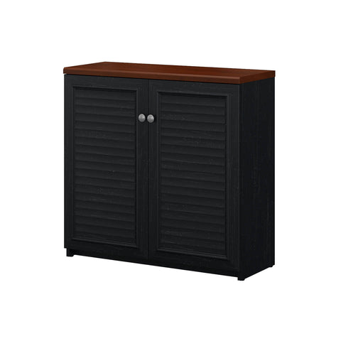 Small Storage Cabinet with Doors and Shelves