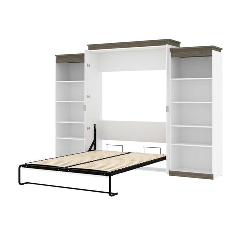 Queen Murphy Bed with Shelves (126W)