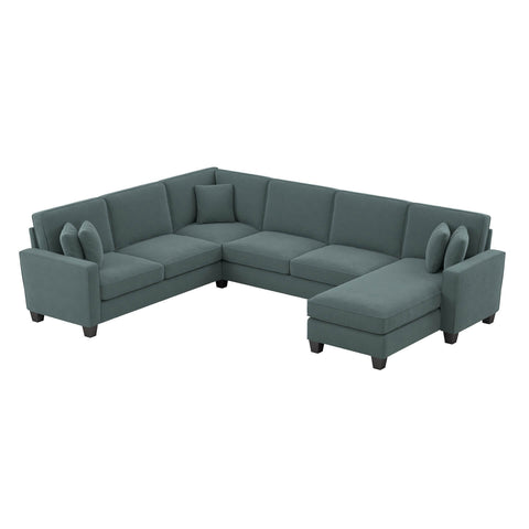 127W U Shaped Sectional Couch with Reversible Chaise Lounge