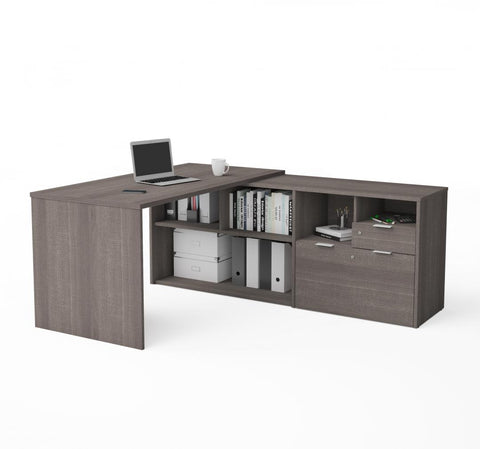 72W L-Shaped Desk