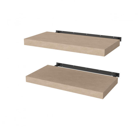 Set of 24W x 12D Floating Shelves