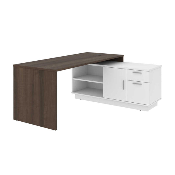 72W L-Shaped Desk