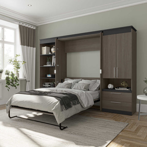 Full Murphy Bed with Multifunctional Storage (119W)