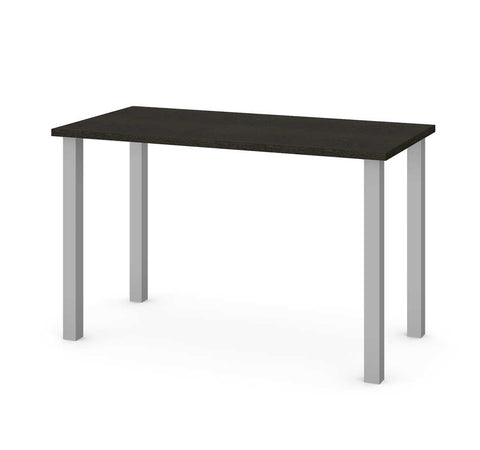 48W Table Desk with Square Metal Legs