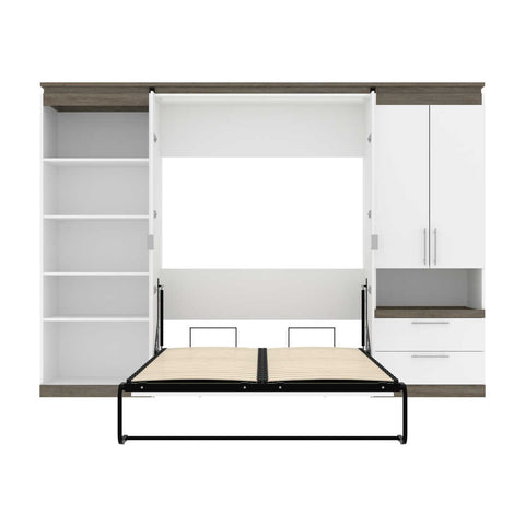 Full Murphy Bed with Multifunctional Storage (119W)