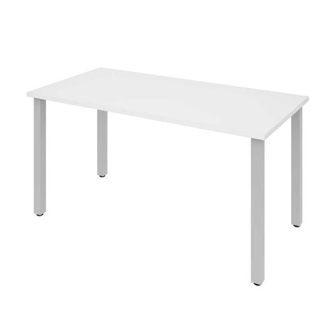 60W Table Desk with Square Metal Legs