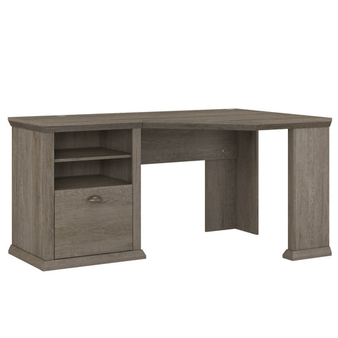 60W Corner Desk with Storage