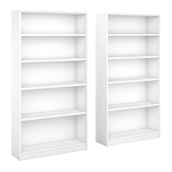 5 Shelf Bookcase Set of 2