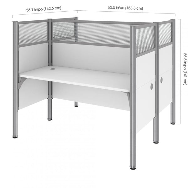 63W Office Cubicles with High Privacy Panels