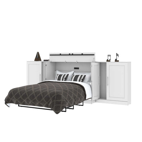 Full Cabinet Bed with Mattress and two 36″ Storage Units