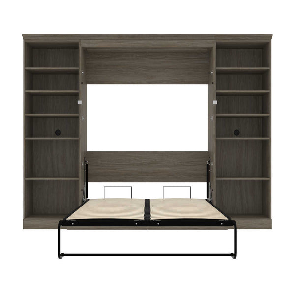 Full Murphy Bed with Bookshelves (114W)