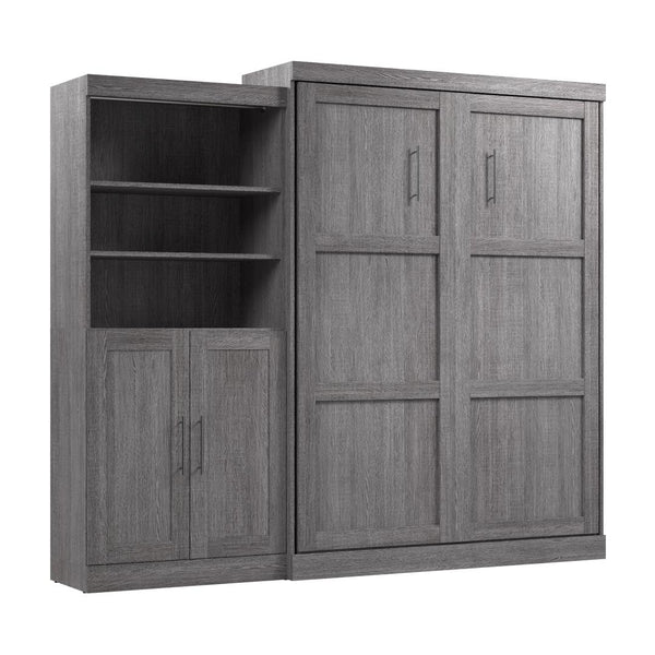 Queen Murphy Bed and Closet Organizer with Doors (101W)