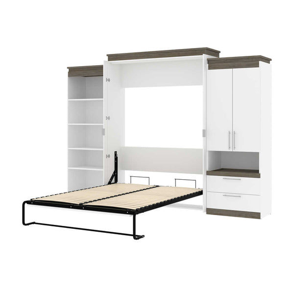 Queen Murphy Bed with Multifunctional Storage (125W)