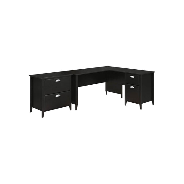 60W L Shaped Desk and Lateral File Cabinet