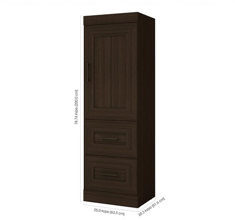 25W Wardrobe with 2 Drawers