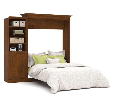 Queen Murphy Bed and Closet Organizer with Doors (92W)