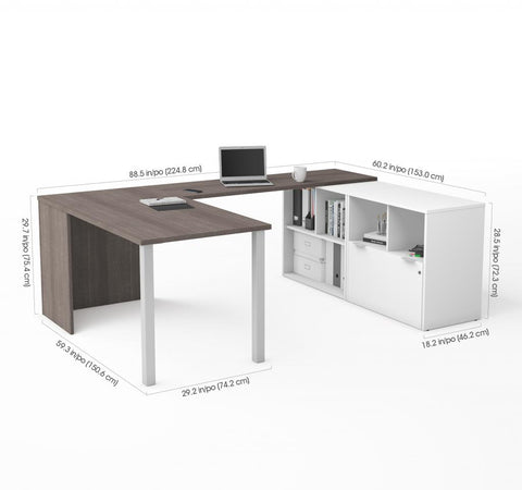 61W U-Shaped Executive Desk