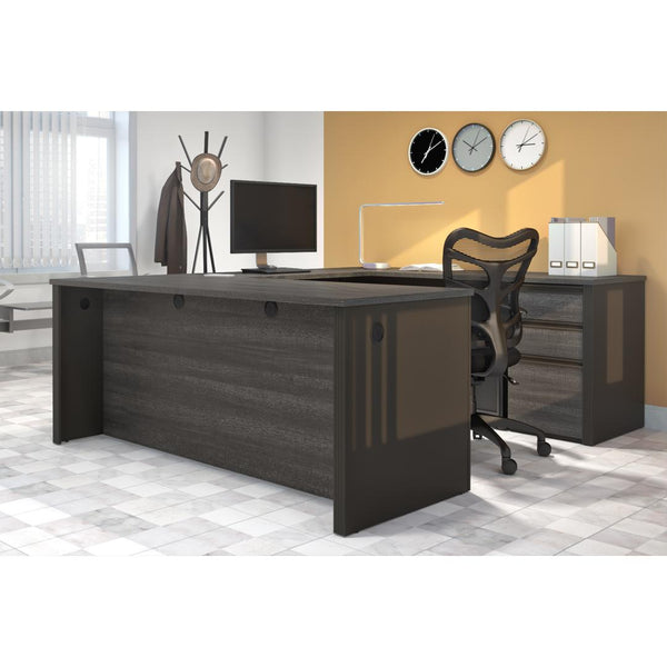 72W U-Shaped Executive Desk with Pedestal