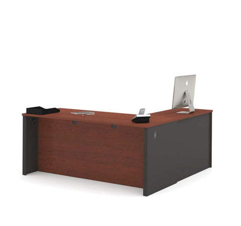 L-Shaped Desk with Pedestal