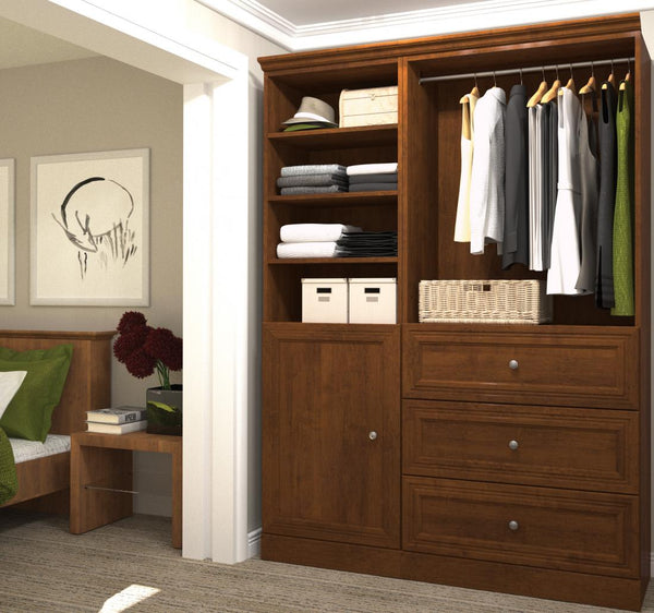 61W Closet Organizer System with Doors