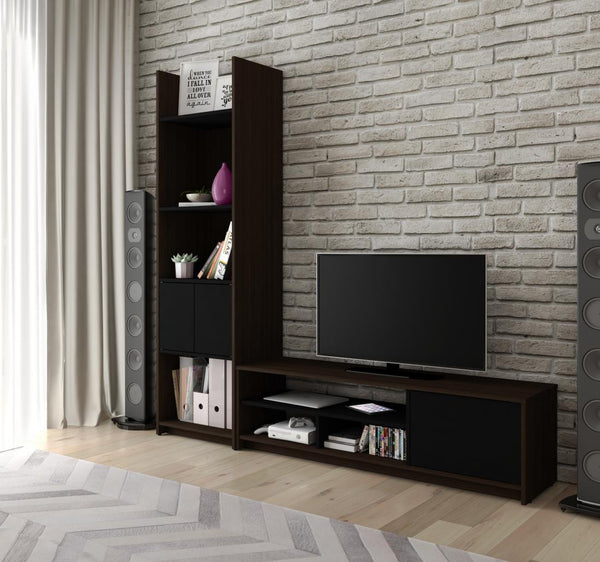 TV Stand with Shelving Unit