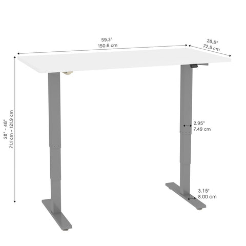 60W x 30D Electric Standing Desk