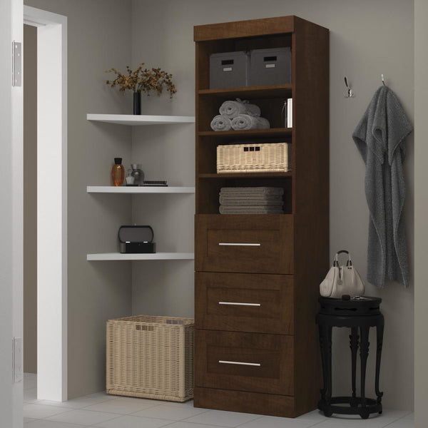 25W Closet Organizer with Drawers