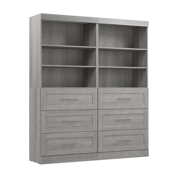 72W Closet Organizer with Drawers