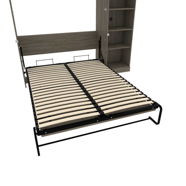 Queen Murphy Bed with Shelves (92W)