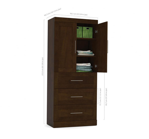 36W Wardrobe with Drawers