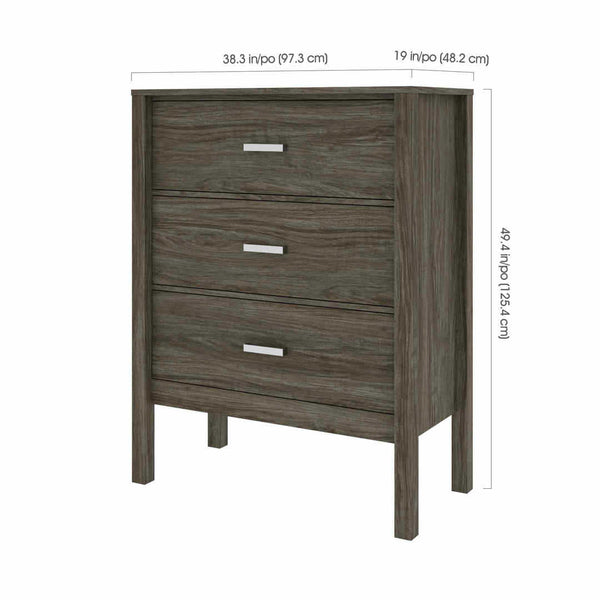 39W Dresser with 3 Drawers