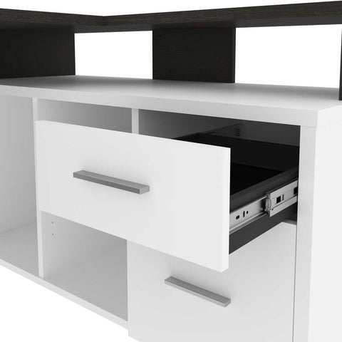 56W L-Shaped Desk