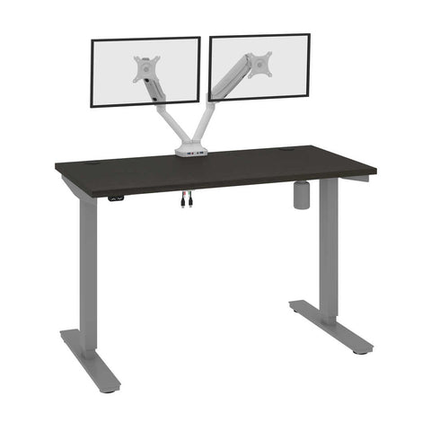 48W x 24D Standing Desk with Dual Monitor Arm