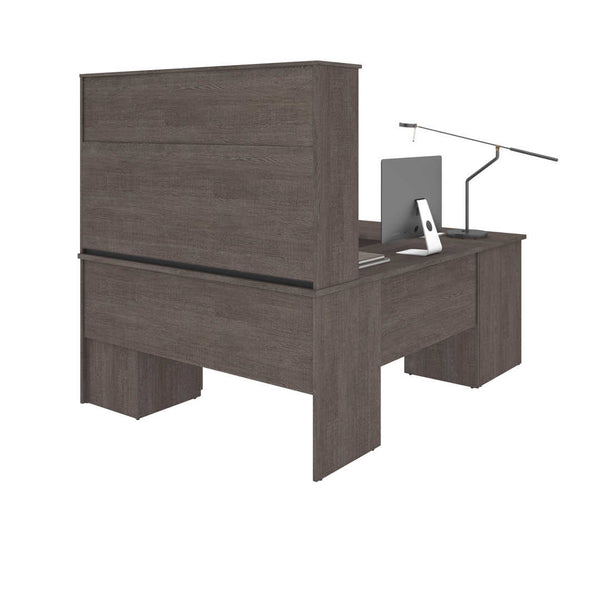 U or L-Shaped Desk with Hutch