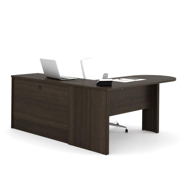 L-Shaped Desk with Pedestal