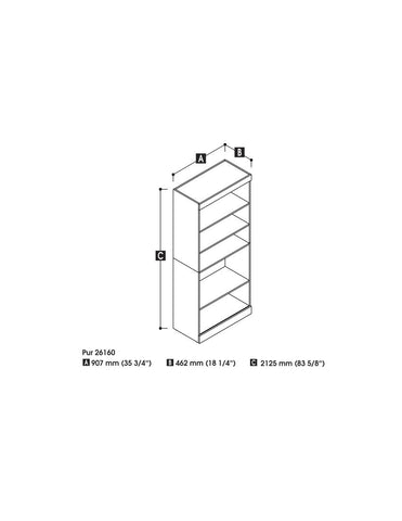 36W Closet Organizer