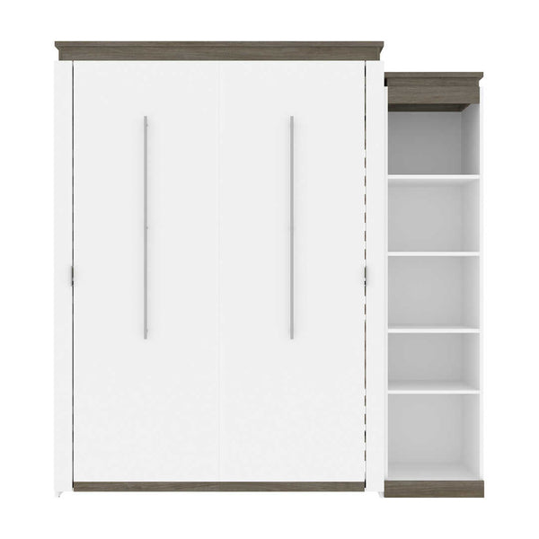 Queen Murphy Bed with Shelves (87W)