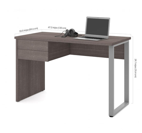 48W Small Table Desk with U-Shaped Metal Leg