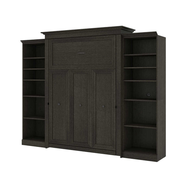 Queen Murphy Bed with Bookshelves (115W)