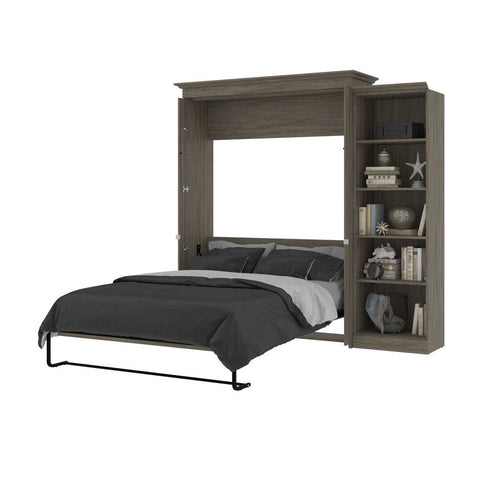 Queen Murphy Bed with Shelves (92W)