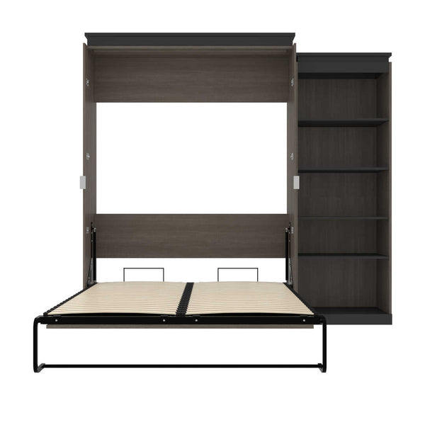 Queen Murphy Bed with Shelves (97W)