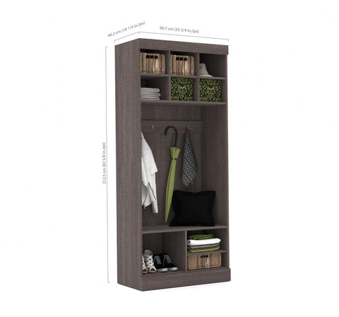 36W Mudroom Storage Unit with Bench