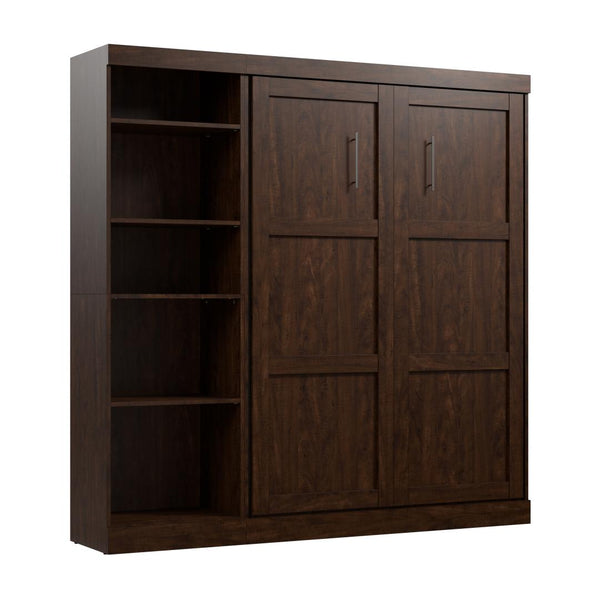 Full Murphy Bed with Shelving Unit (84W)