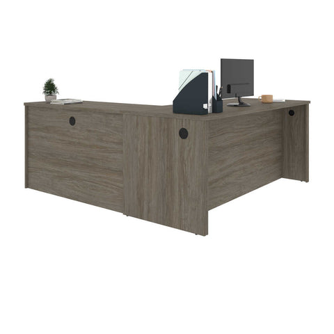 L-Shaped Desk with Pedestal