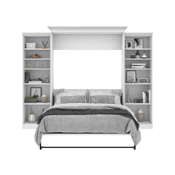 Queen Murphy Bed and 2 Closet Organizers (115W)