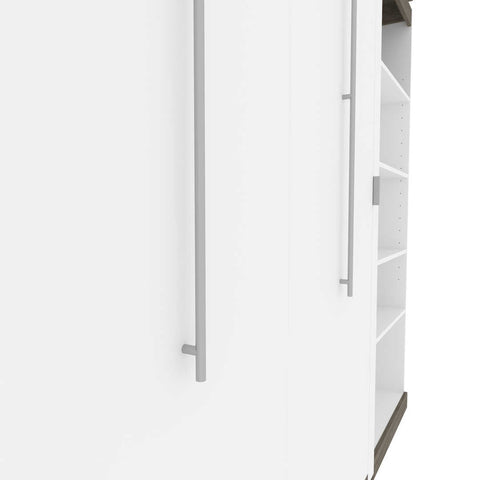 Queen Murphy Bed with Shelves (126W)